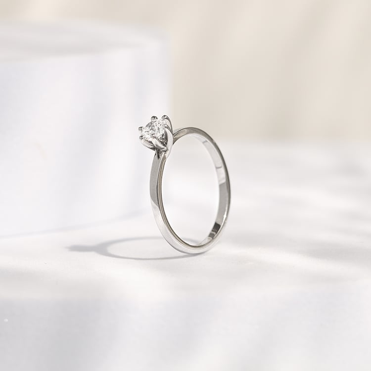Verlobungsring mit Lab Grown 0.32ct IGI zertifiziertem Diamanten Rabby 142979