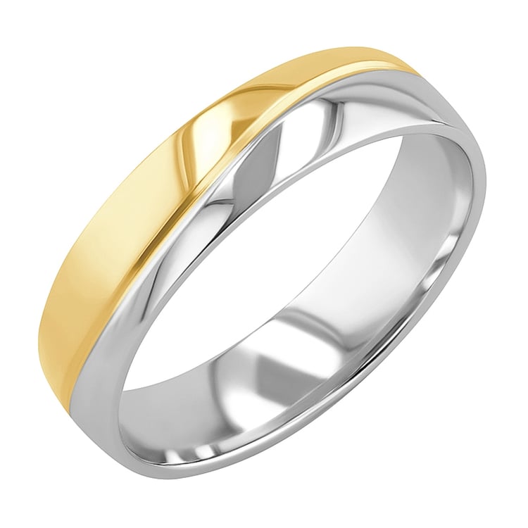 Eheringe aus Gold mit drei Diamanten Brennan 125759