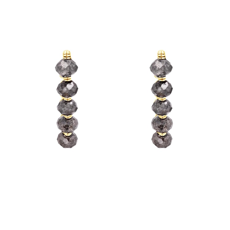 Hängeohrringe mit Salt and Pepper Diamanten Brookes 98714