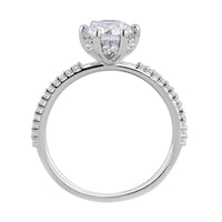 Verzierter Verlobungsring mit Lab Grown Diamanten Narina