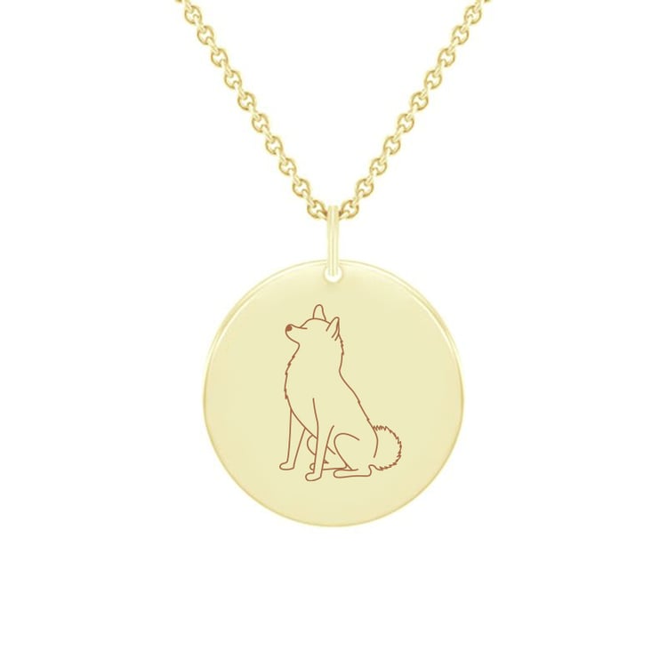 Silberner personalisierter Halskette mit chinesischem Tierkreiszeichen 134841