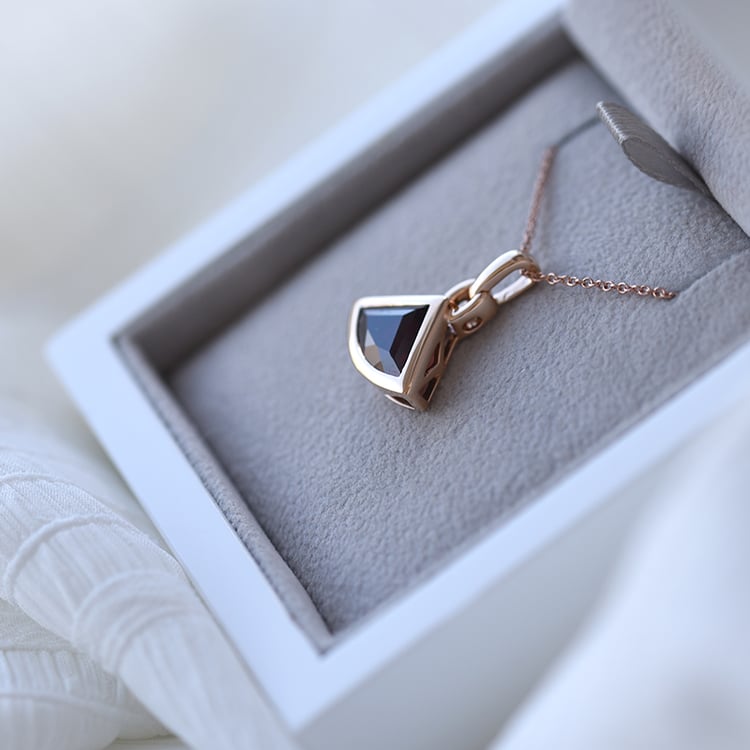 Anhänger mit Granat in Roségold Zaniah 61468