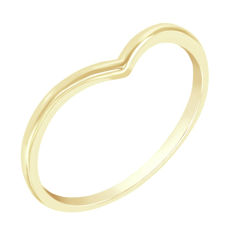 Minimalistischer Ring in V-Form Angelina 117992