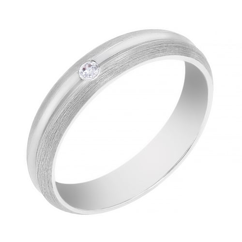 Goldene Eheringe mit Diamant Dellai