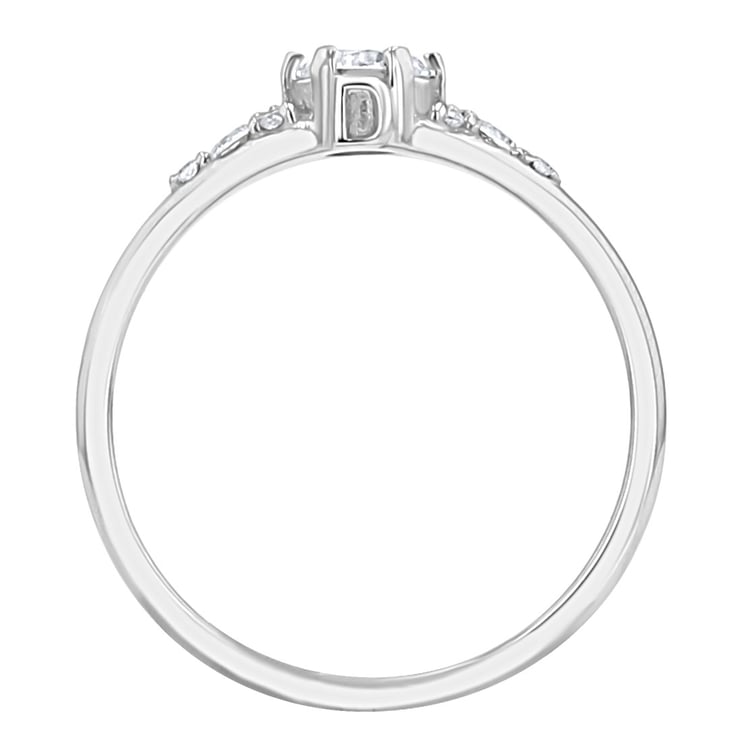 Verlobungsring mit Buchstaben und Diamanten Diana 166924