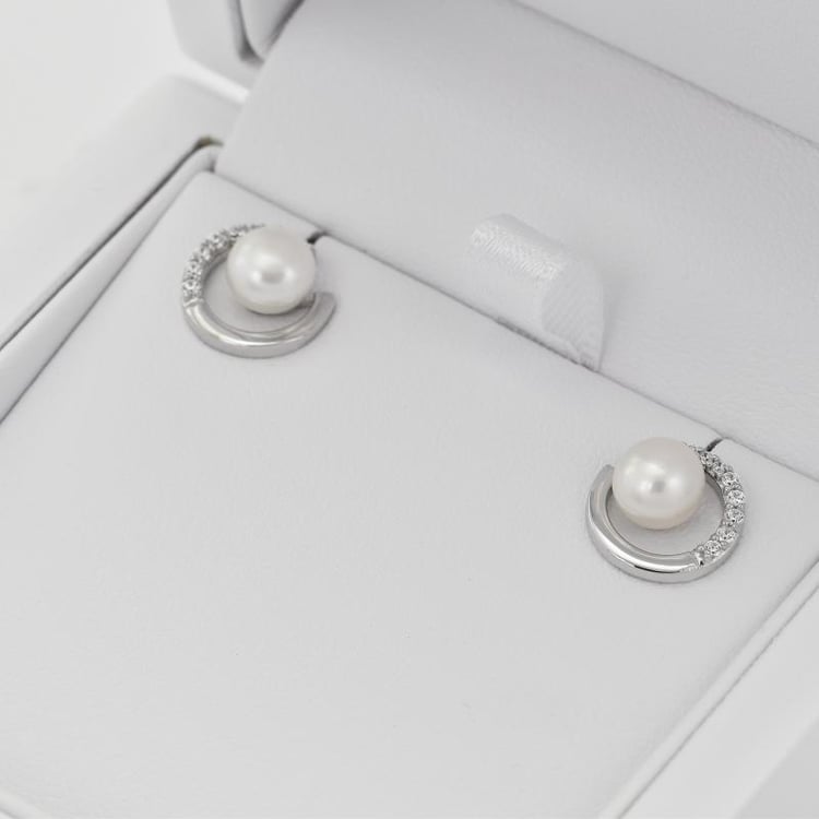 Perlenohrringe 27473