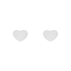 Minimalistische Goldohrringe in Herzform Kanya