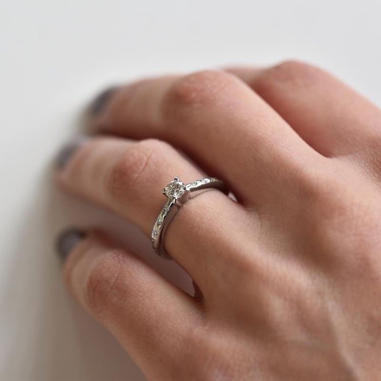 Diamantring aus Gold 34618