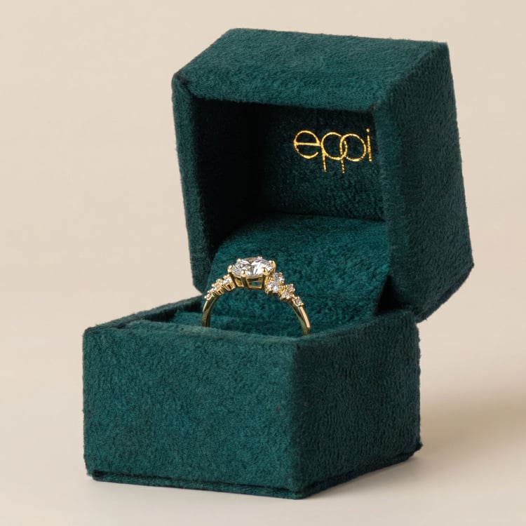 Scheidungsring mit Lab Grown Diamanten 165116