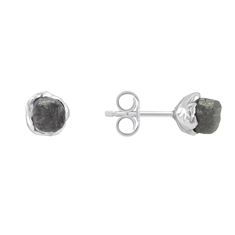 Originelle Ohrstecker mit ungeschliffenen Diamanten Ari 58708