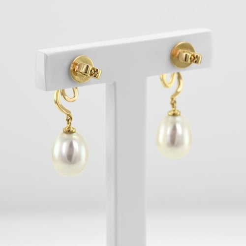 Ohrringe mit Perlen und Diamanten Gadin