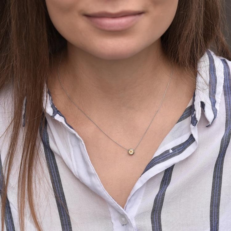 Silberkette mit Citrin Jonie 103860