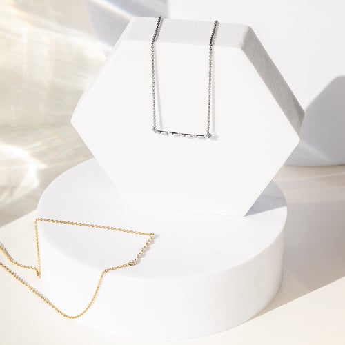 Minimalistische Halskette mit Lab Grown Diamanten Isaac