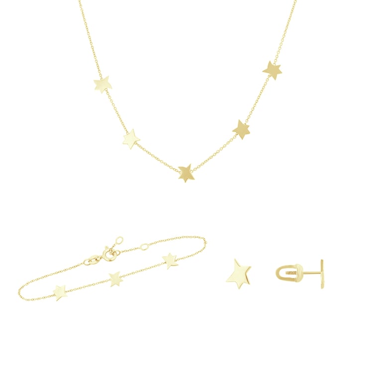 Schmuck-Set mit Anhängern Der kleine Prinz