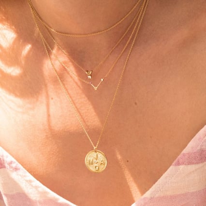 Anhänger mit Diamanten Levande