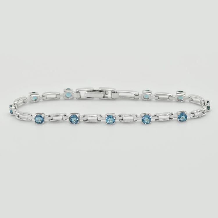 Elegantes Silberarmband mit Topasen Jalysse 31465
