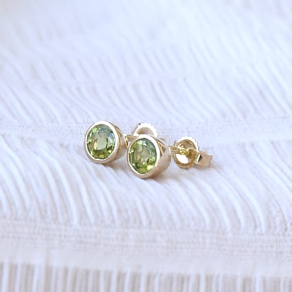 Ohrringe mit Olivinen Wetty