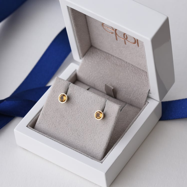 Ohrringe mit Citrinen Wetty 78927