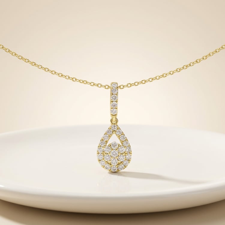 Romantischer Anhänger mit Lab Grown Diamanten Kai 171434