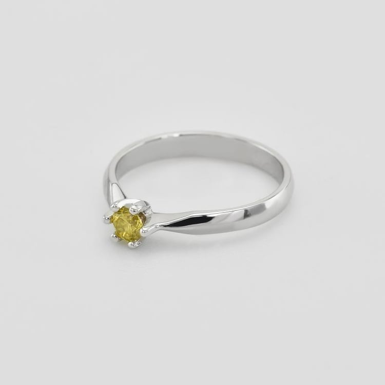 Ring mit gelbem Diamant 27796