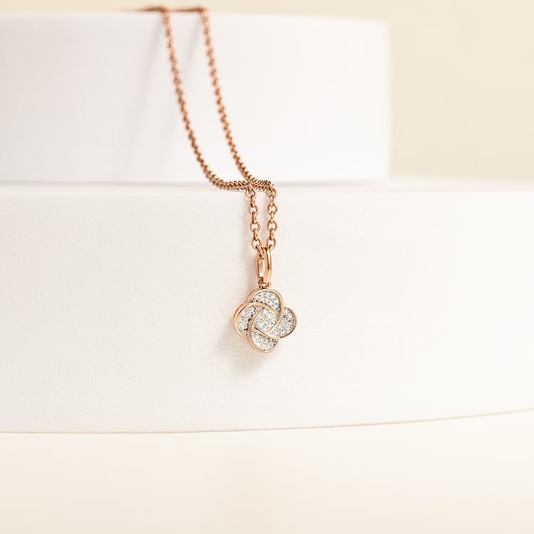 Goldkollektion mit Diamantschmuck in Blumenform Aster 142367