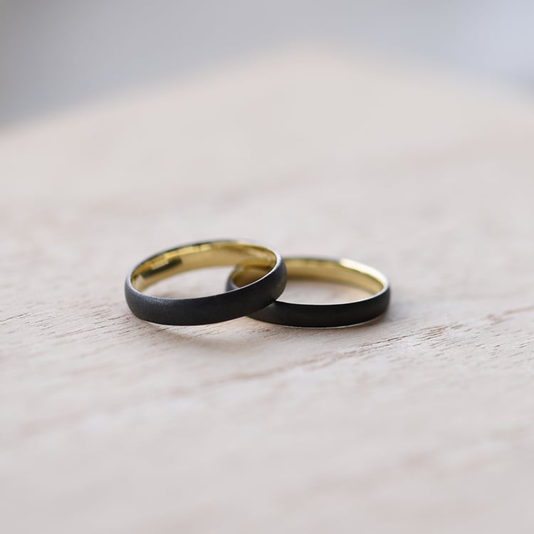 Mehrfarbige Trauringe 58688