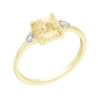 Ring mit einem Salt and Pepper Diamanten Mahmud