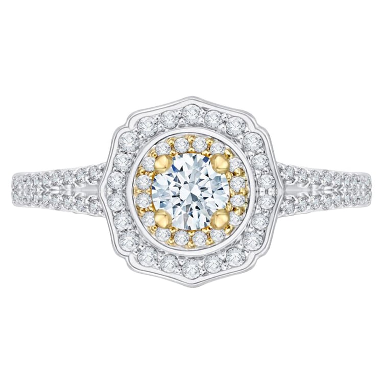 Verlobungsring aus Gold mit Diamanten 79385