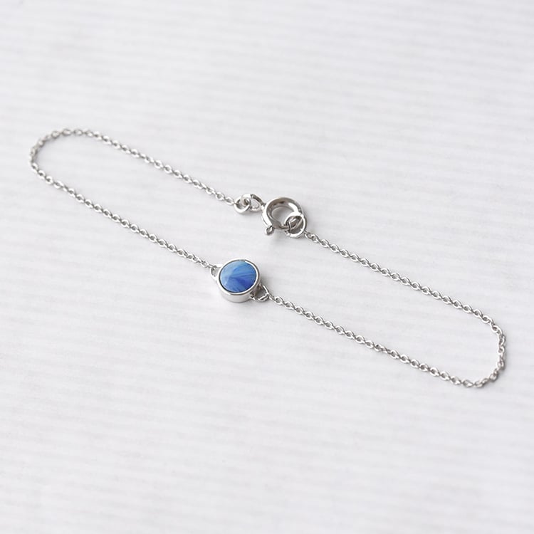 Goldarmband mit blauem Opal Clelia 71793