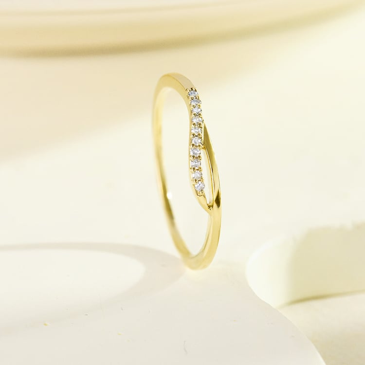 Atypischer Ring aus Silber mit Lab Grown Diamanten Terje 161989