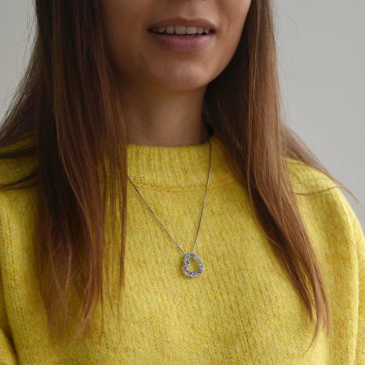 Halskette aus Silber 61811