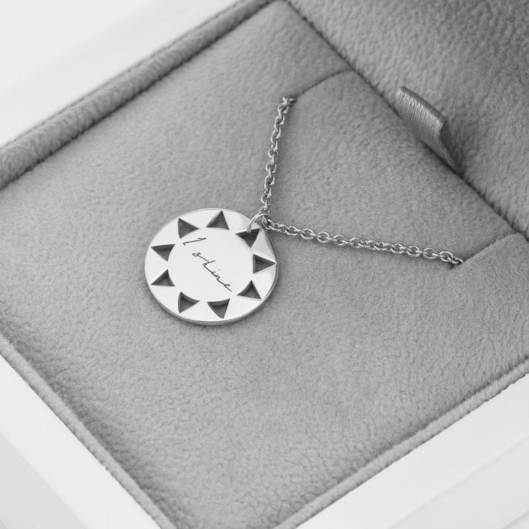 Silberne Halskette 45869