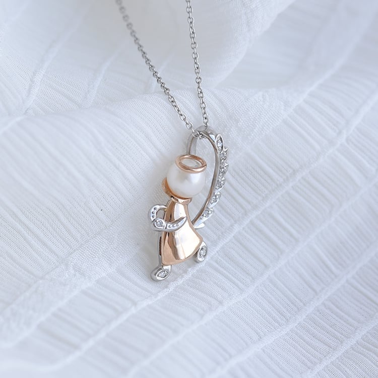 Diamantanhänger mit Engel 64179