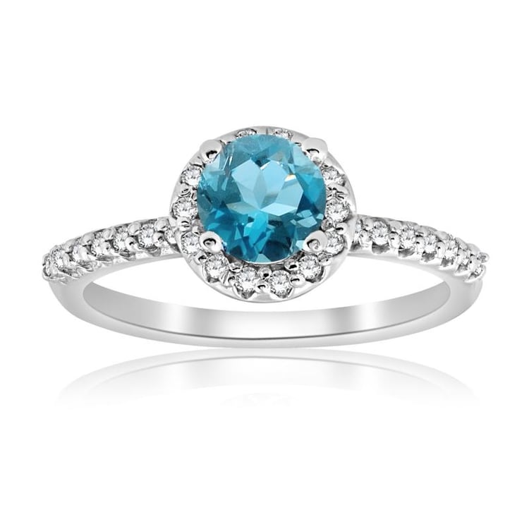 Topasohrringe aus Gold 7073