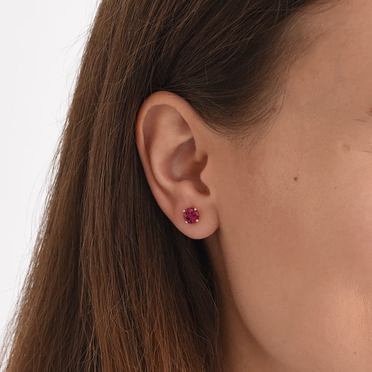 Ohrringe mit Rubinen 69149