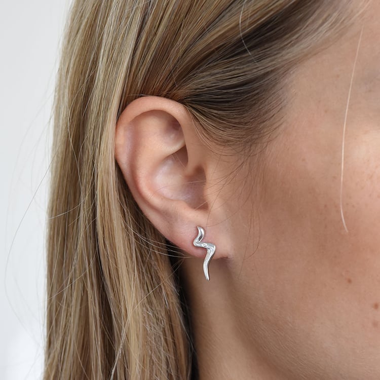Elegante silberne Ohrringe Ursella 86216
