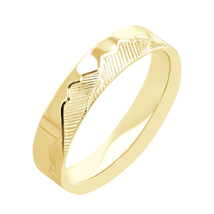 Eheringe mit der Gravur von Bergmotiven Safa 116392