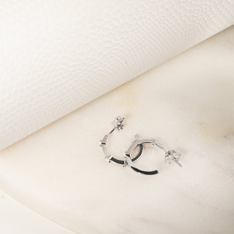 Runde Ohrringe mit Lab Grown Diamanten Ramila 134431