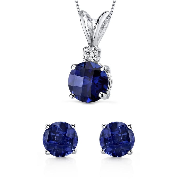 Kollektion mit Saphiren