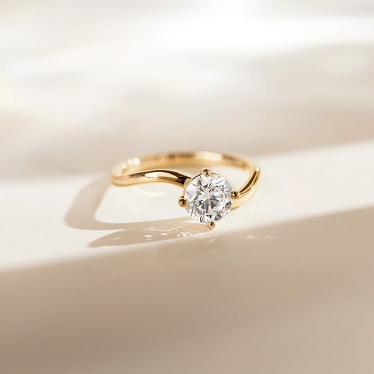 Verlobungsring mit Lab Grown Diamanten 155125