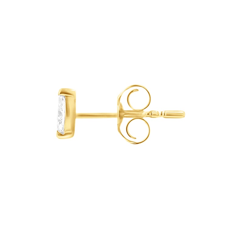 Mini Ohrstecker mit Lab Grown Diamant in Marquise Form Blues 144522