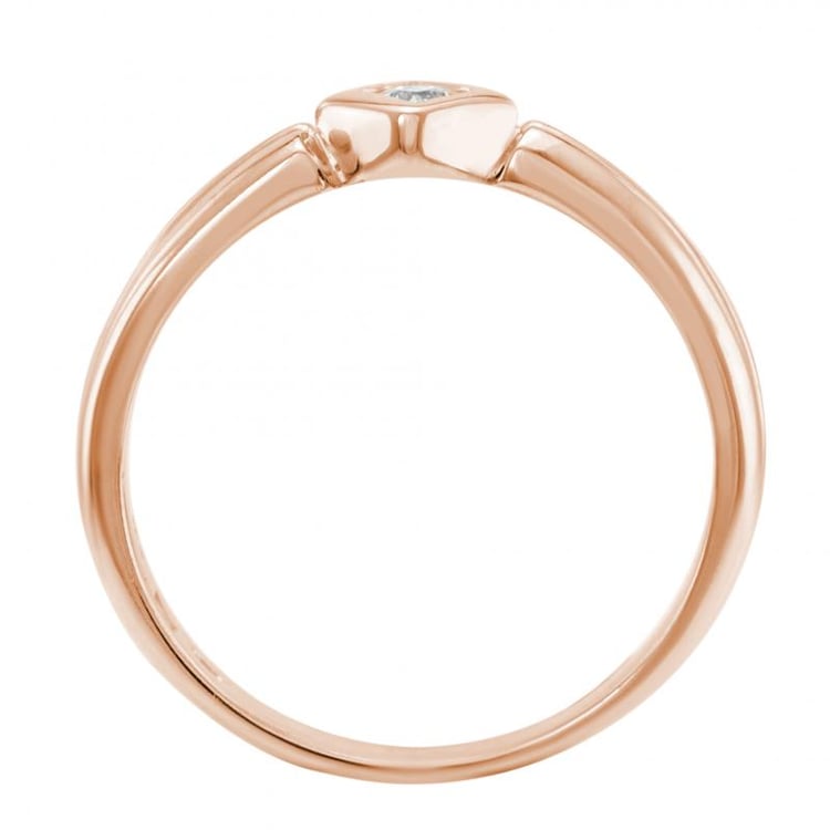 Goldener Diamantring 23490