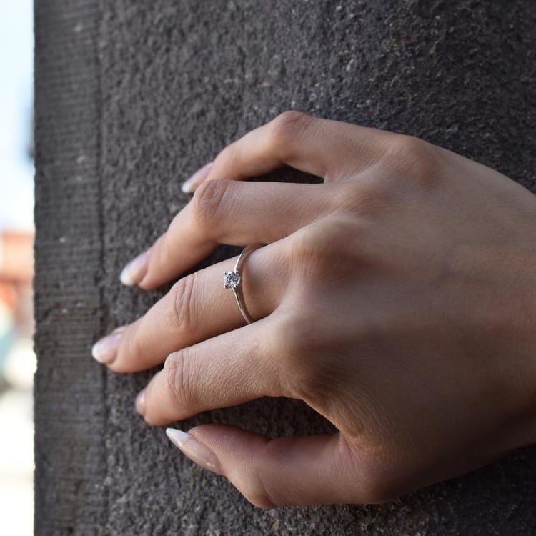 Diamantring aus Gold 25654