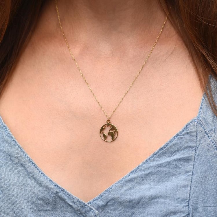 Anhänger mit Weltkarte World 45935