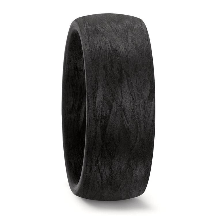 Flache Eheringe aus Carbon mit Diamant Lola 166493