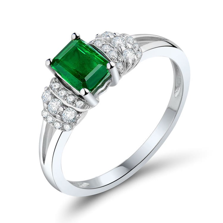 Smaragdring aus Gold