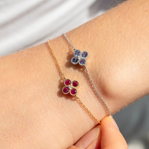 Rubinarmband mit Diamanten Reith