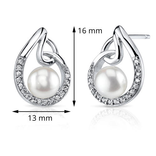 Silberne Ohrringe 11224