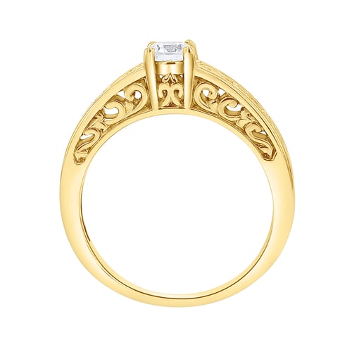 Vintage Verlobungsring mit Lab Grown Diamant Lerien