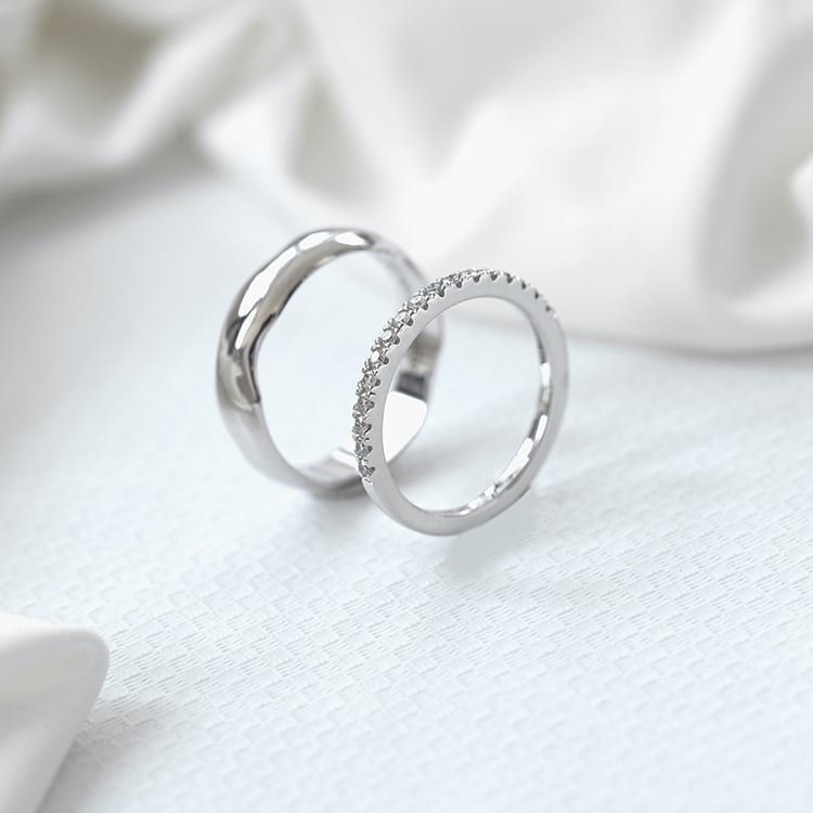 Goldener Eternity-Ring mit 1.50 mm Lab Grown Diamanten Otila 125643